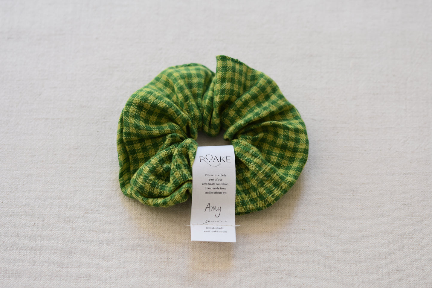 ROAKE STUDIO Rosheen Zero Waste Scrunchie