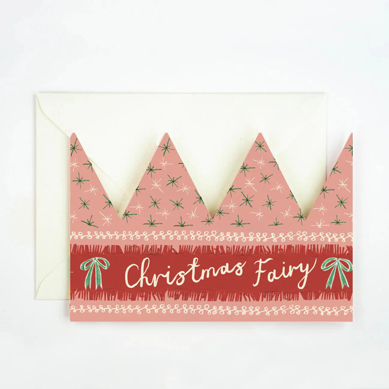 HADLEY PAPER GOODS Christmas Fairy Party Hat Card