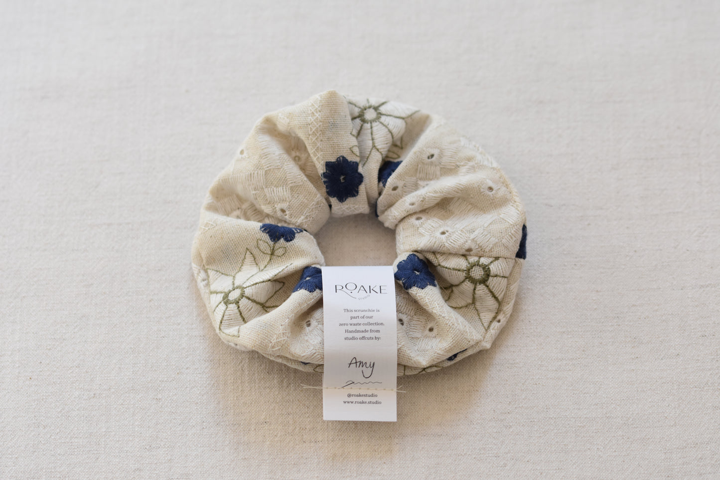 ROAKE STUDIO Rosheen Zero Waste Scrunchie