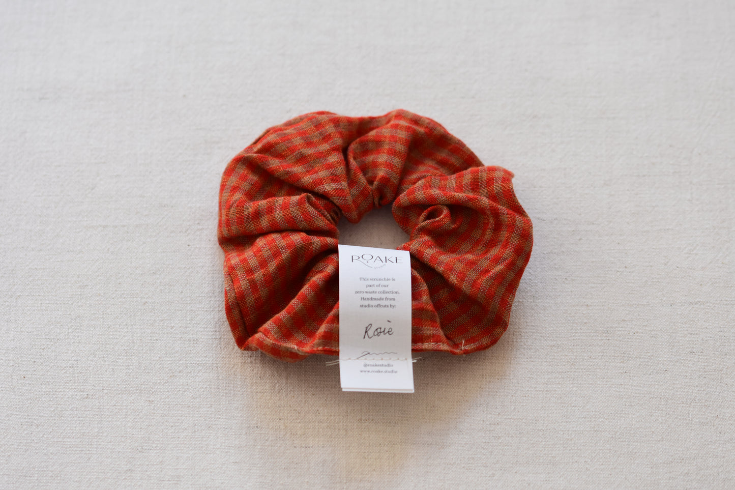 ROAKE STUDIO Rosheen Zero Waste Scrunchie
