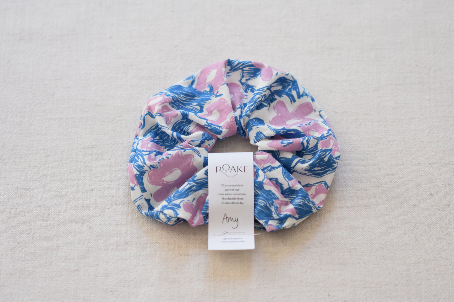 ROAKE STUDIO Rosheen Zero Waste Scrunchie